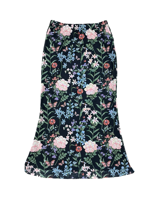 Skirt Maxi By Cider In Floral Print, Size:M