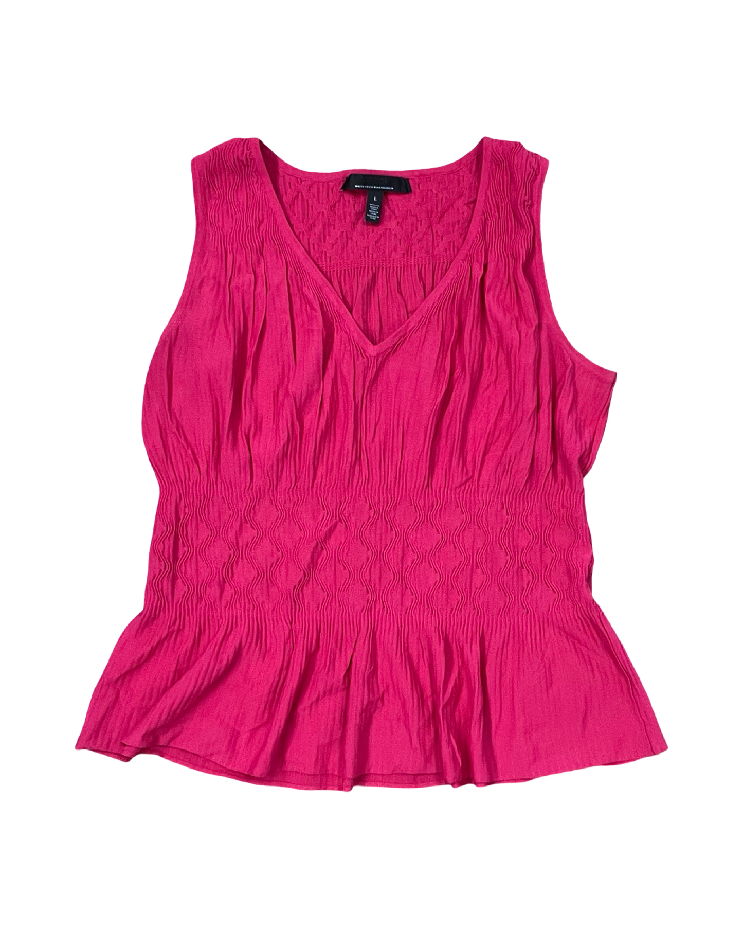 Top Sleeveless By White House Black Market In Pink, Size:L