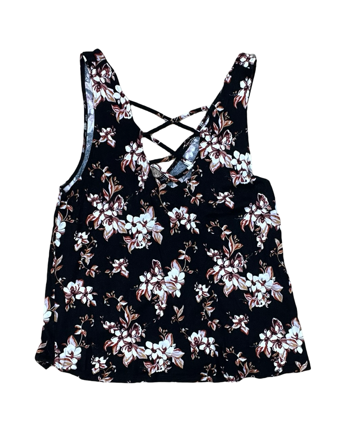 Top Sleeveless By American Eagle In Floral Print, Size:S