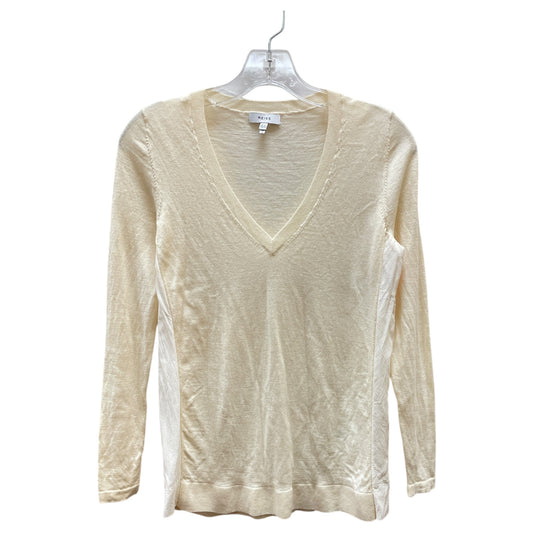 Top Ls By Reiss In Cream, Size:Xs