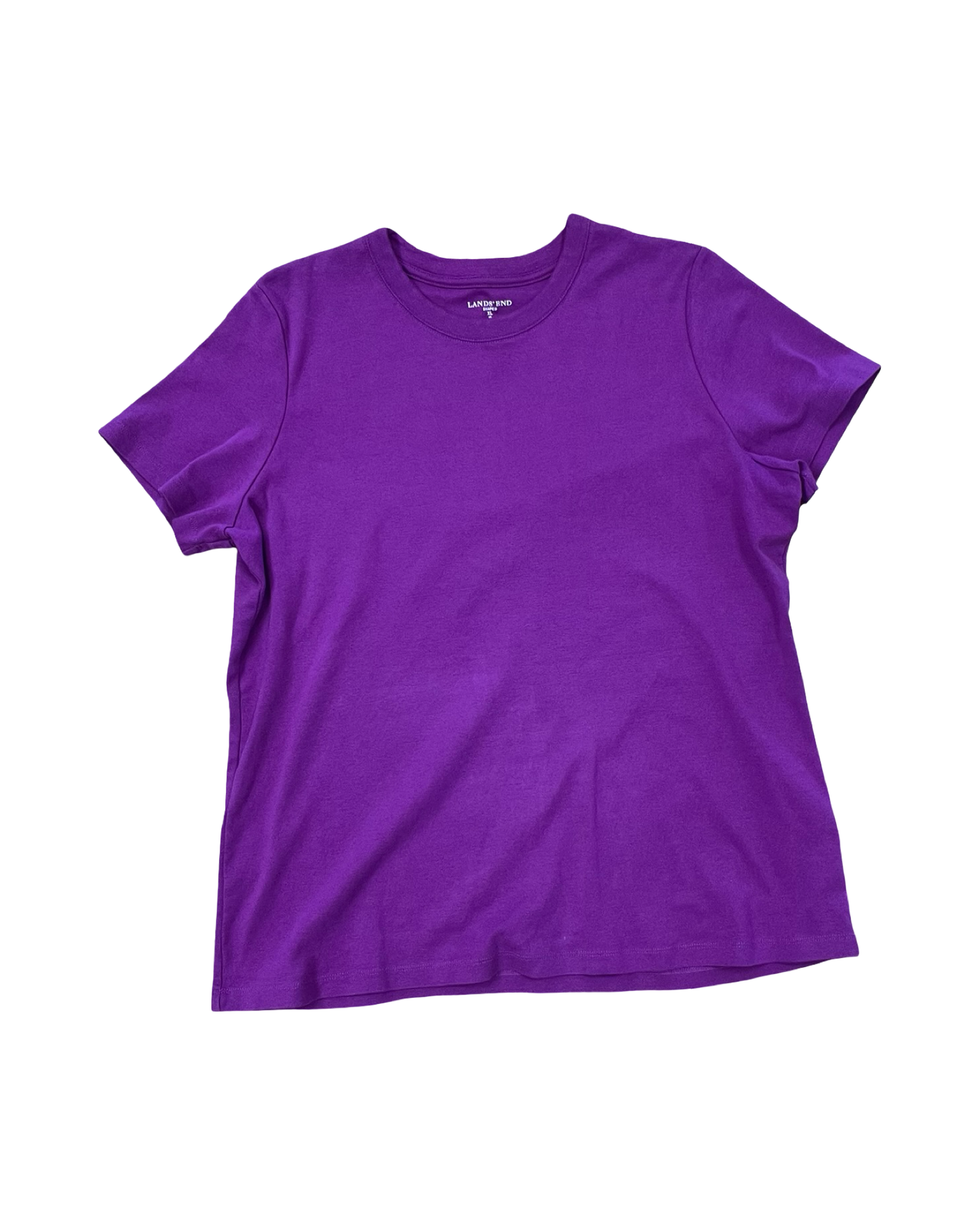 Top Ss By Lands End In Purple, Size:Xl