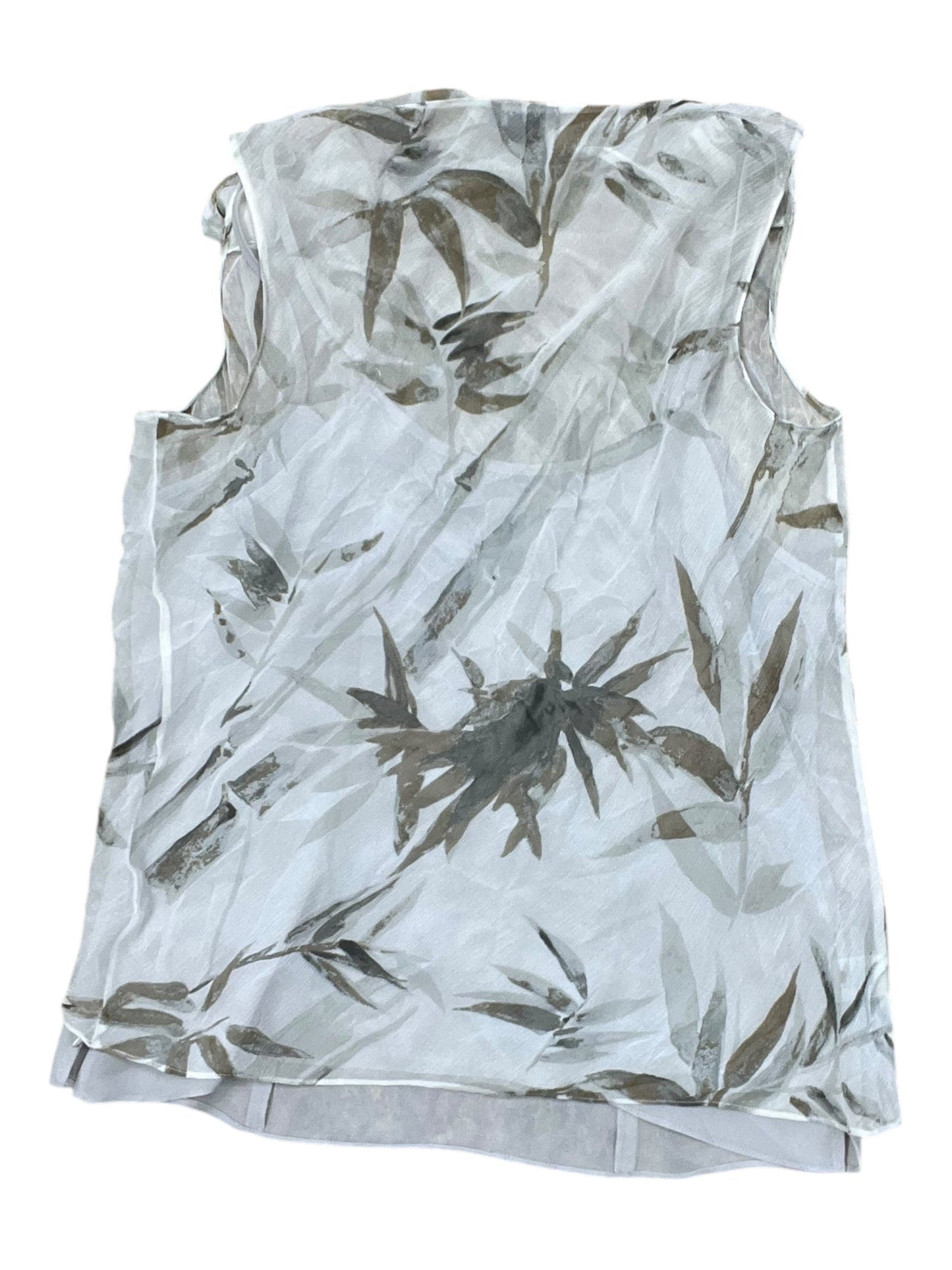 Top Sleeveless By Worth Ny In Floral Print, Size:Mp