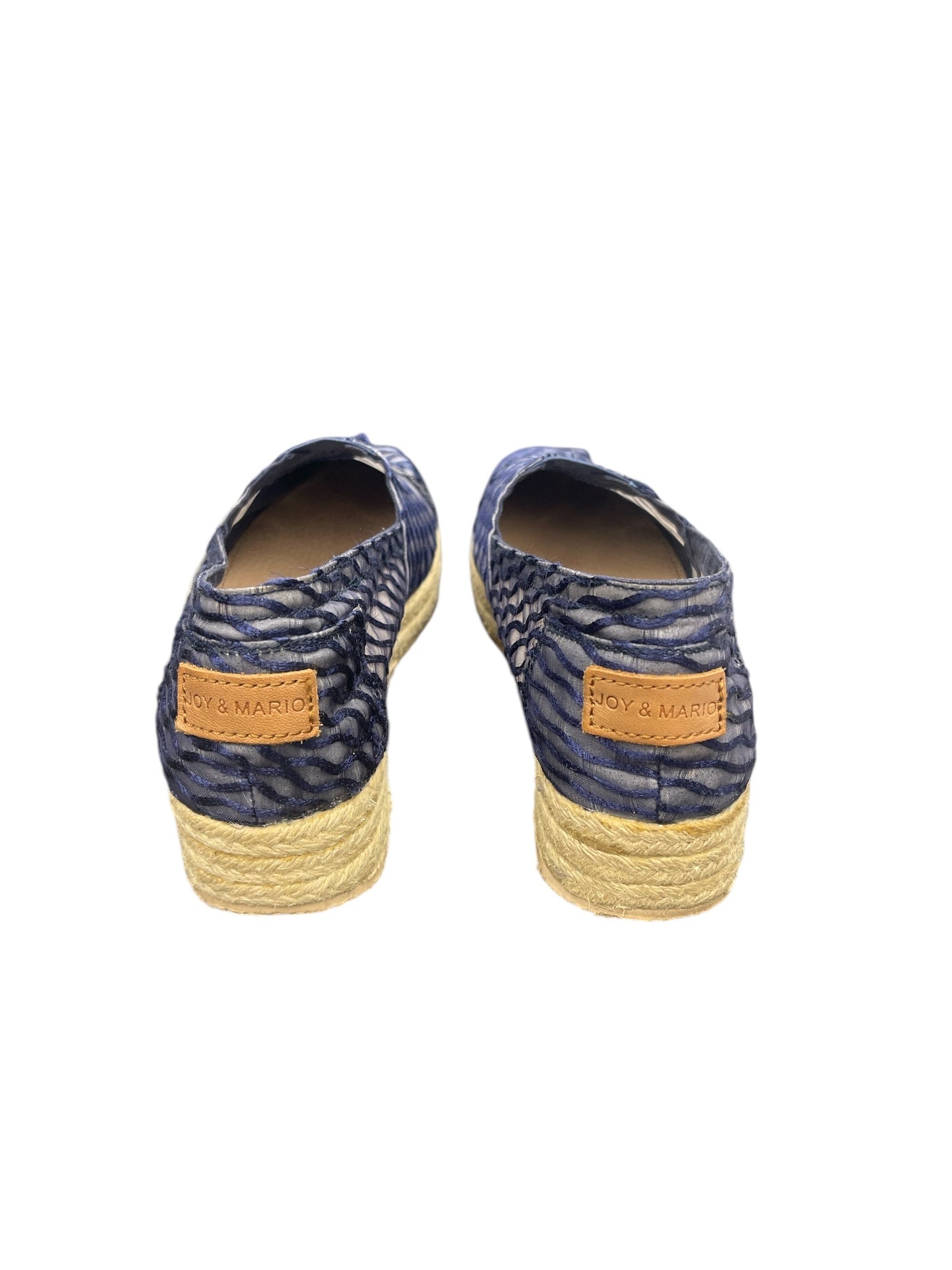SHOES HEELS WEDGE by    CLOTHES MENTOR In BLUE, Size: 7.5