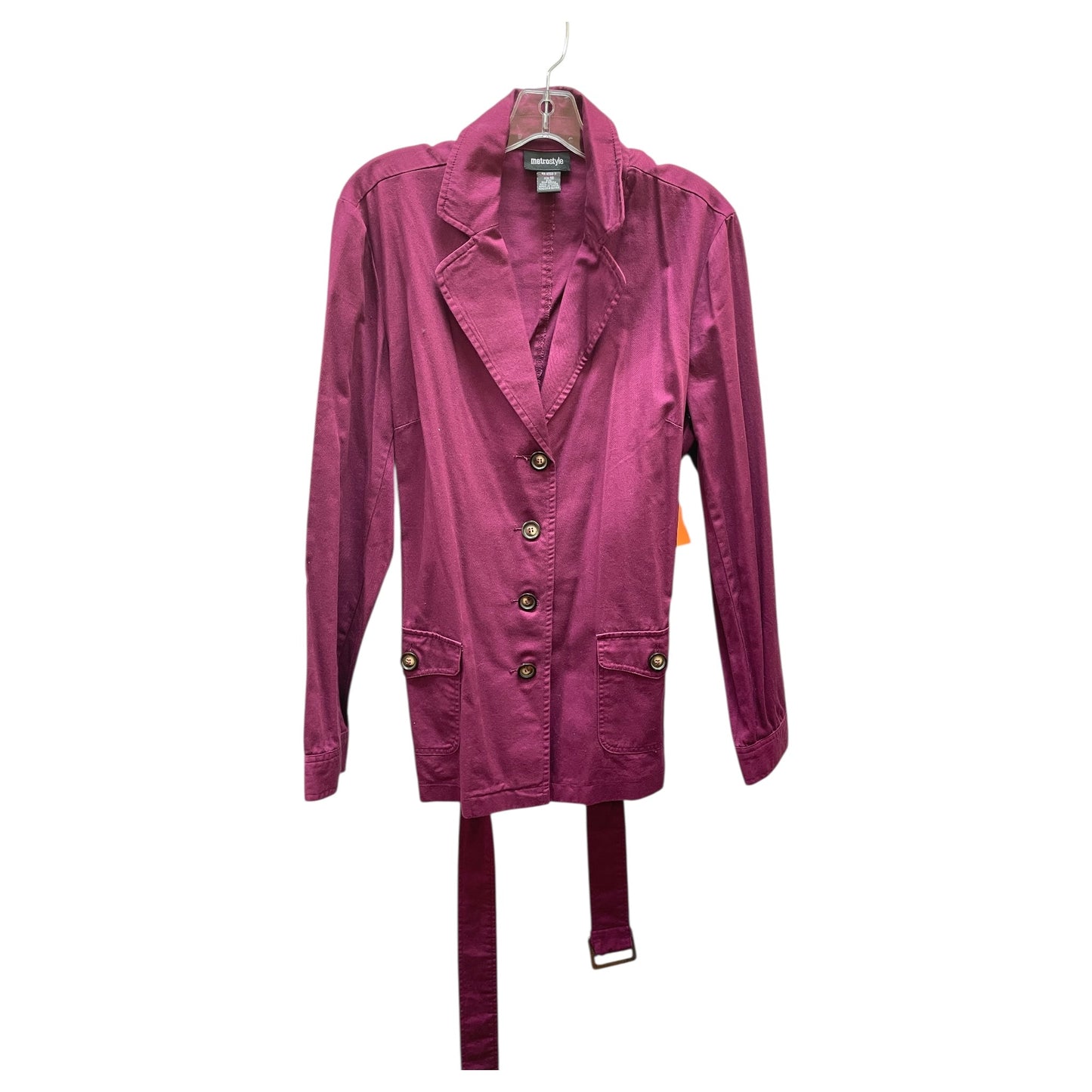 Skirt Set 2Pc By METROSTYLE In Purple, Size:18