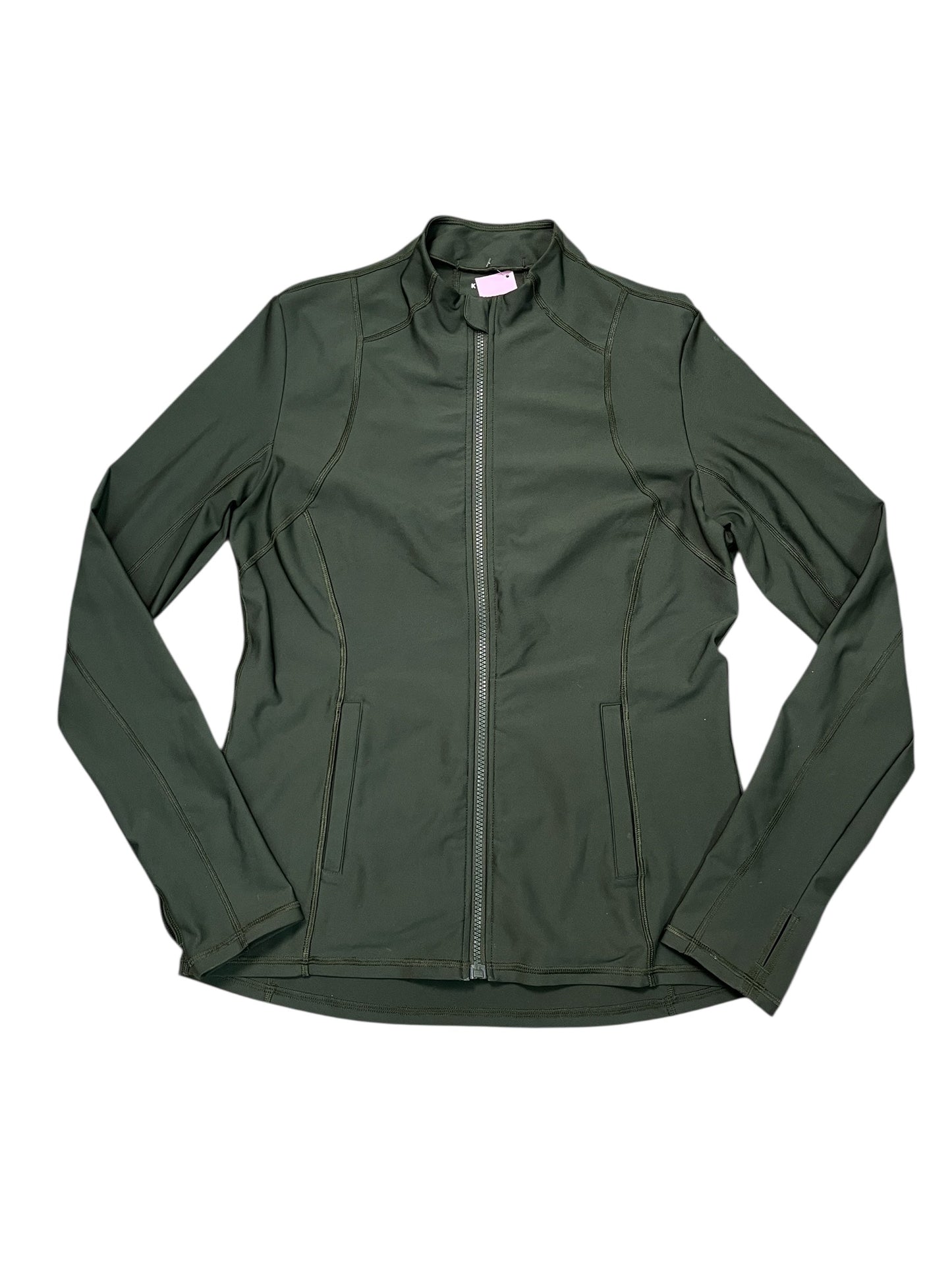 Athletic Jacket By Kinesis In Green, Size:M