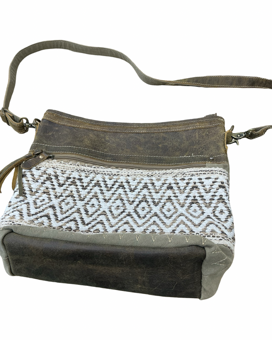 Crossbody By Myra In Brown, Size:Medium