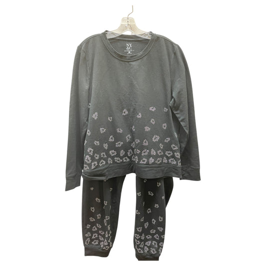 Athletic Pants 2Pc By New York And Co In Black, Size:L