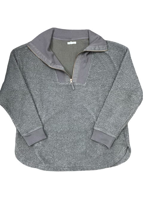 Sweatshirt Collar By Maurices In Grey, Size:L