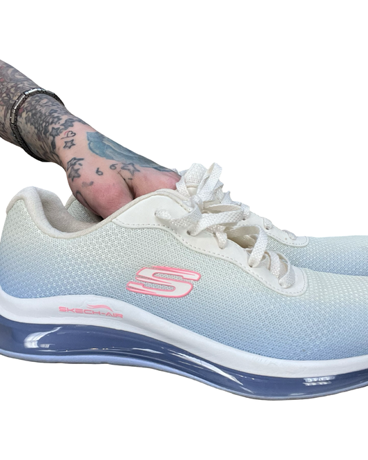Shoes Sneakers By Skechers In Blue & White, Size:7.5