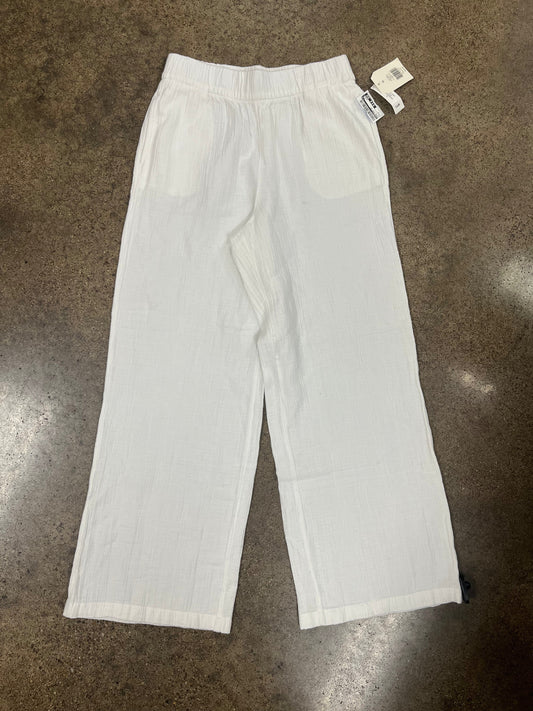 Pants Wide Leg By Wonderly In White, Size:M