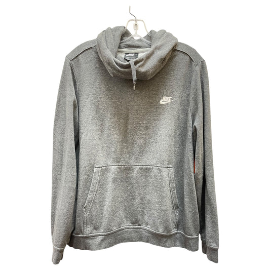 Athletic Sweatshirt Collar By Nike In Grey, Size:Xl