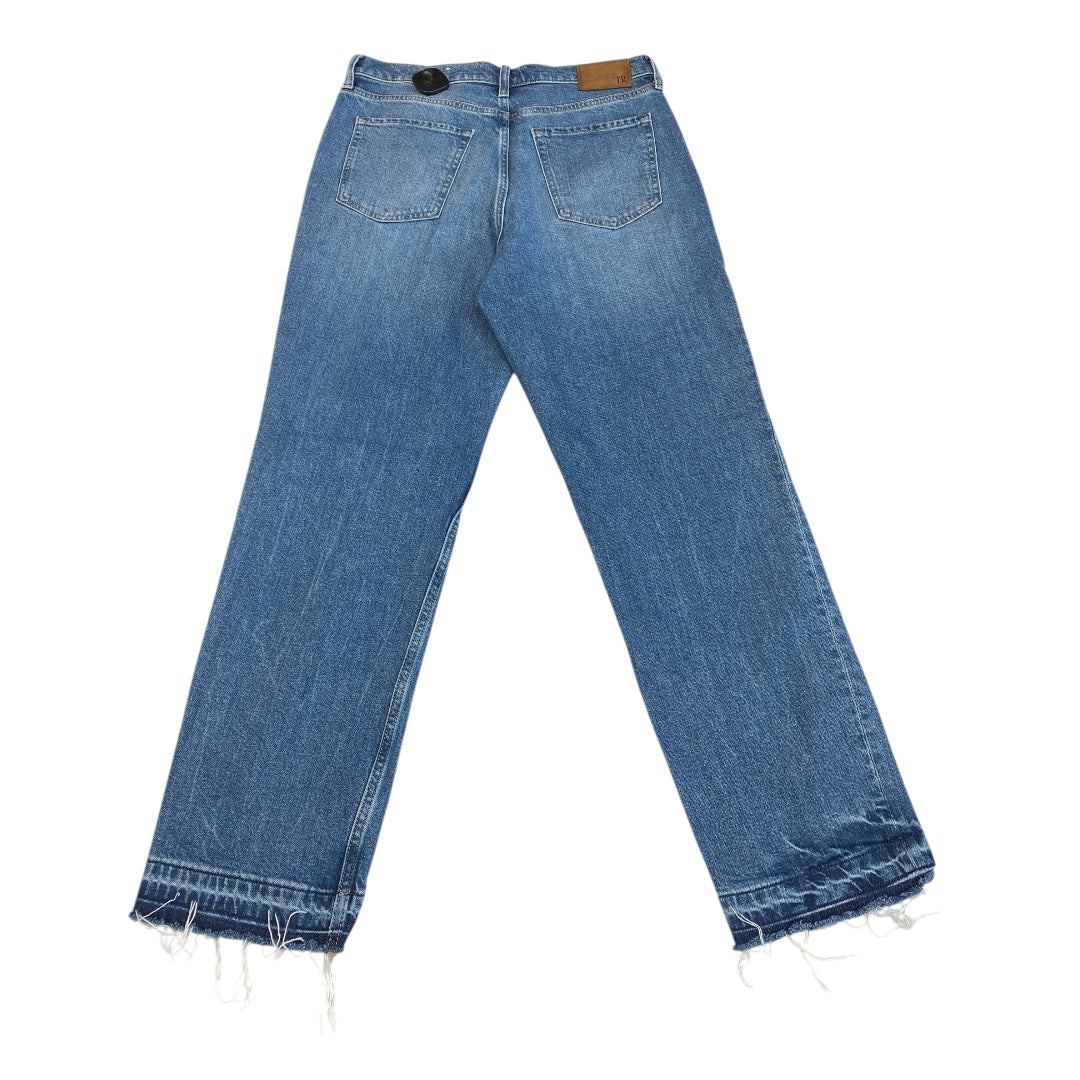Jeans Straight By Banana Republic In Blue Denim, Size:10