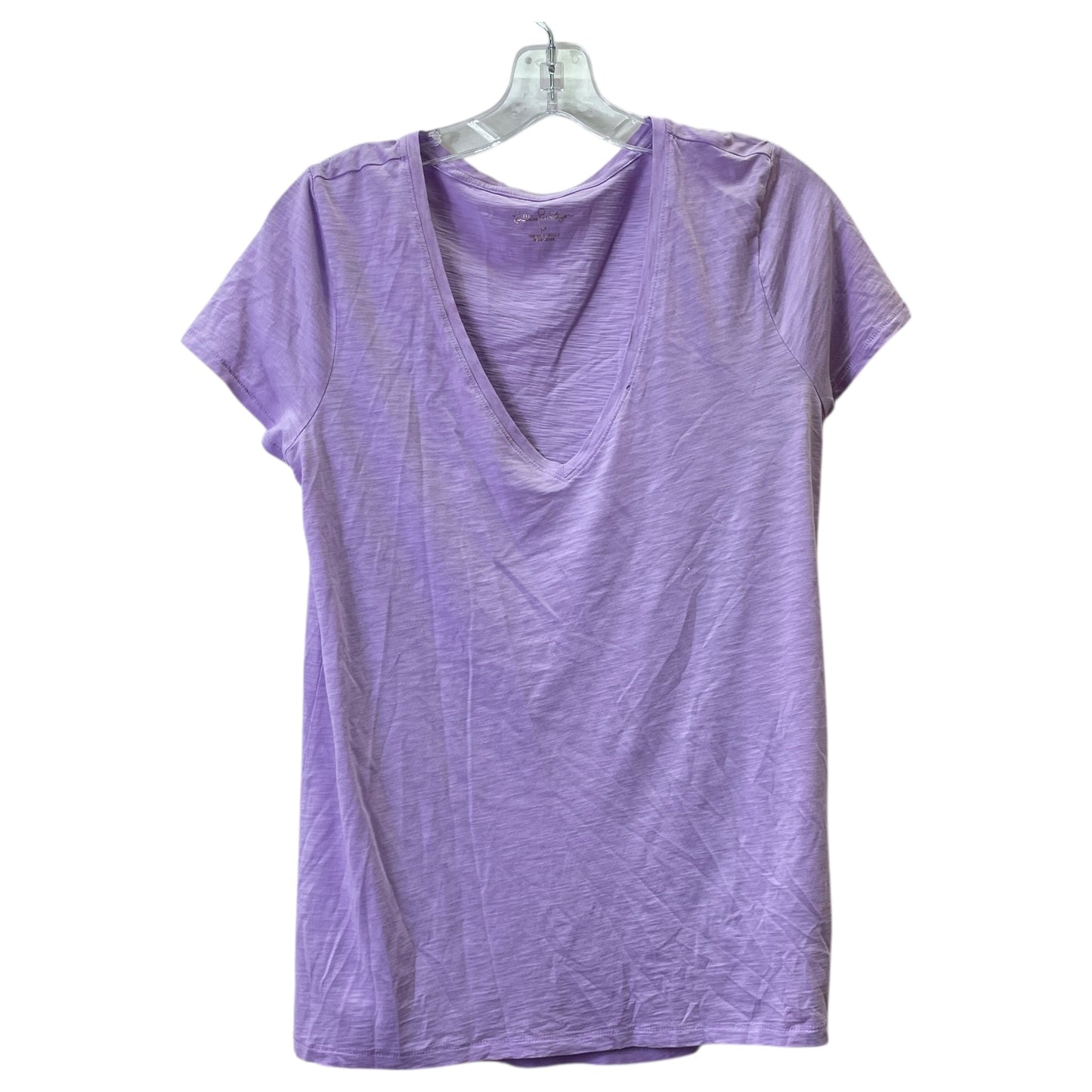 Top Ss Designer By Lilly Pulitzer In Purple, Size:M