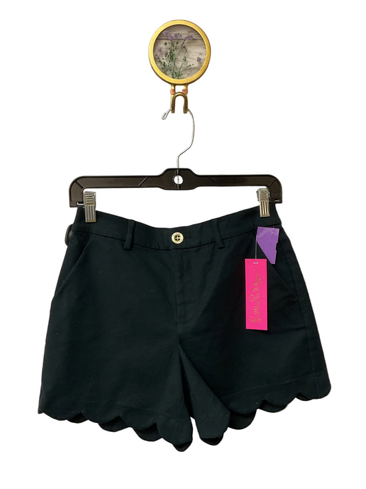 Shorts Designer By Lilly Pulitzer In Black, Size:2