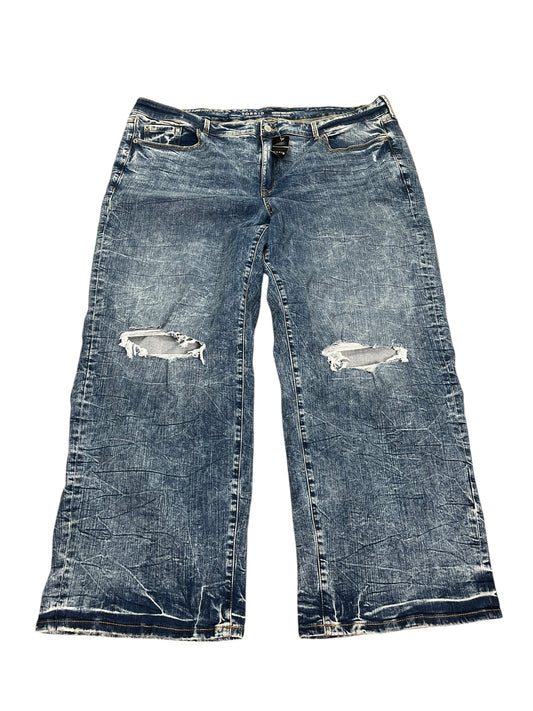 Jeans Wide Leg By Torrid In Blue Denim, Size:24