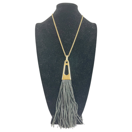 Necklace Statement By Cme In Grey