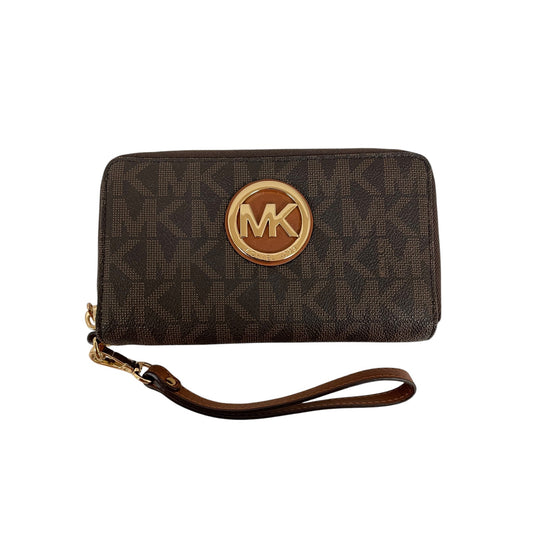 WALLET DESIGNER by MICHAEL KORS In BROWN, Size: MEDIUM