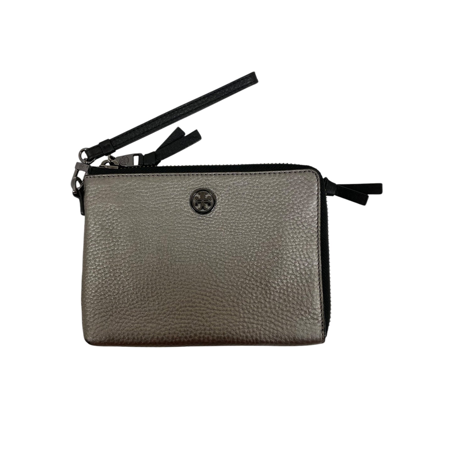 Wristlet Designer Label By Tory Burch In Silver