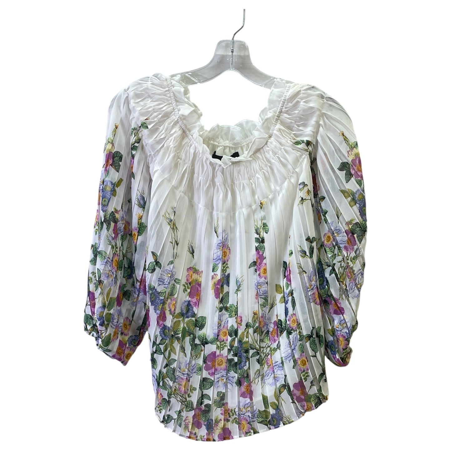 Top Ls By White House Black Market In White, Size:Xxs