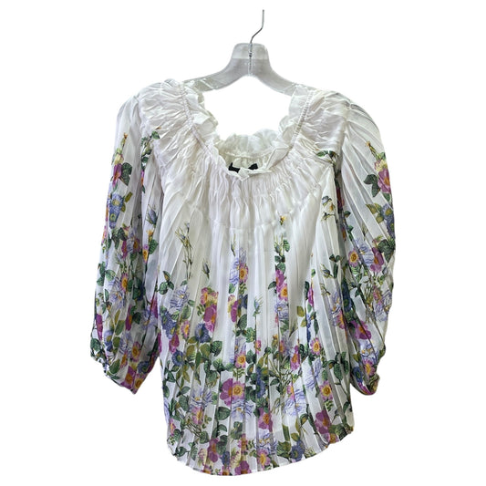 Top Ls By White House Black Market In White, Size:Xxs