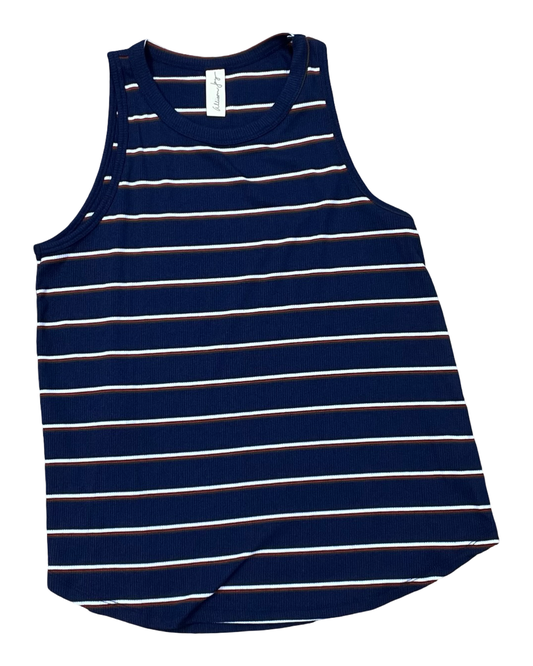 Top Sleeveless By Allison Joy In Navy, Size:M