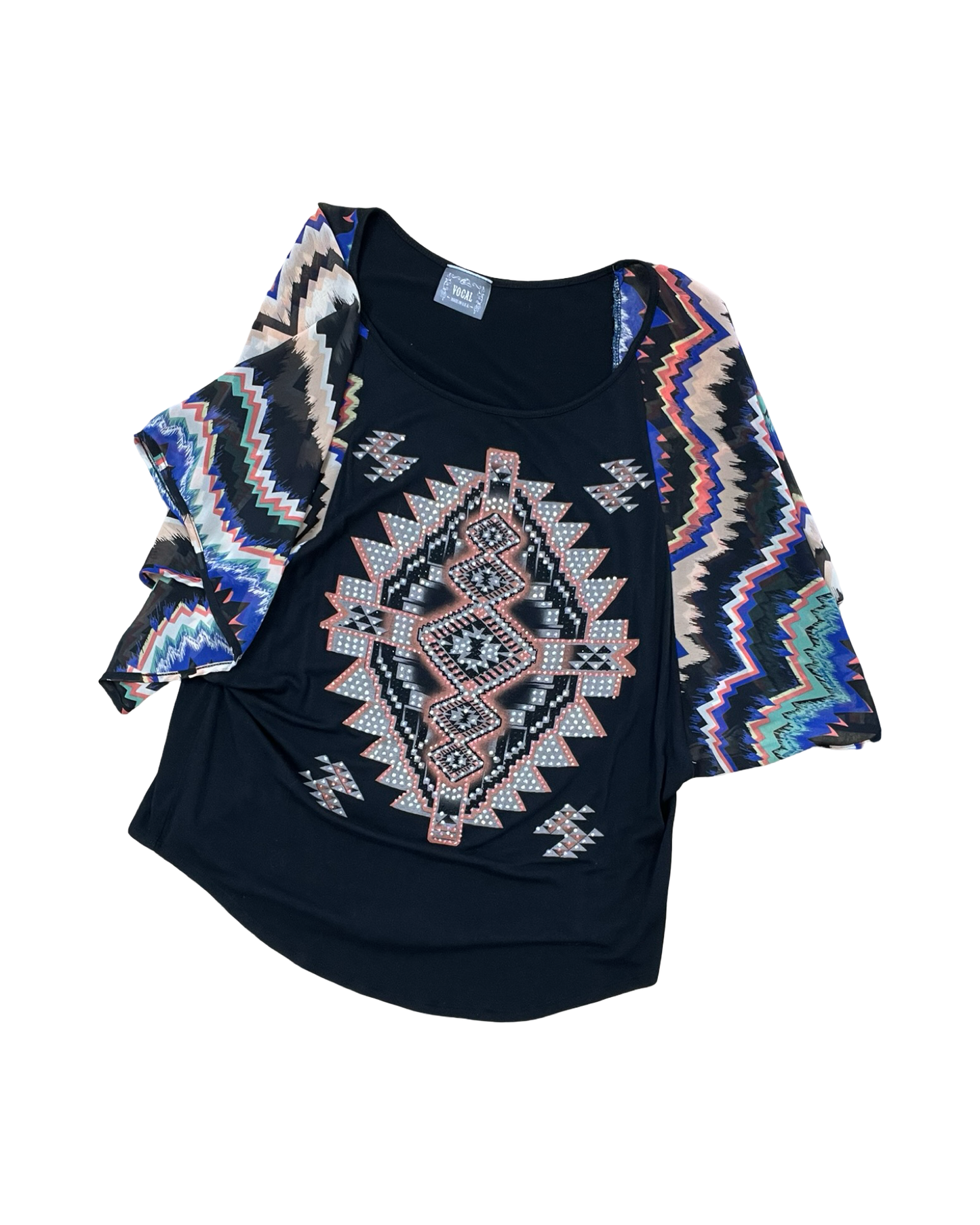 Top Ss By Vocal In Black, Size:S