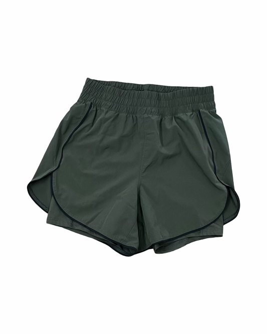 Athletic Shorts By Avia In Green, Size:S