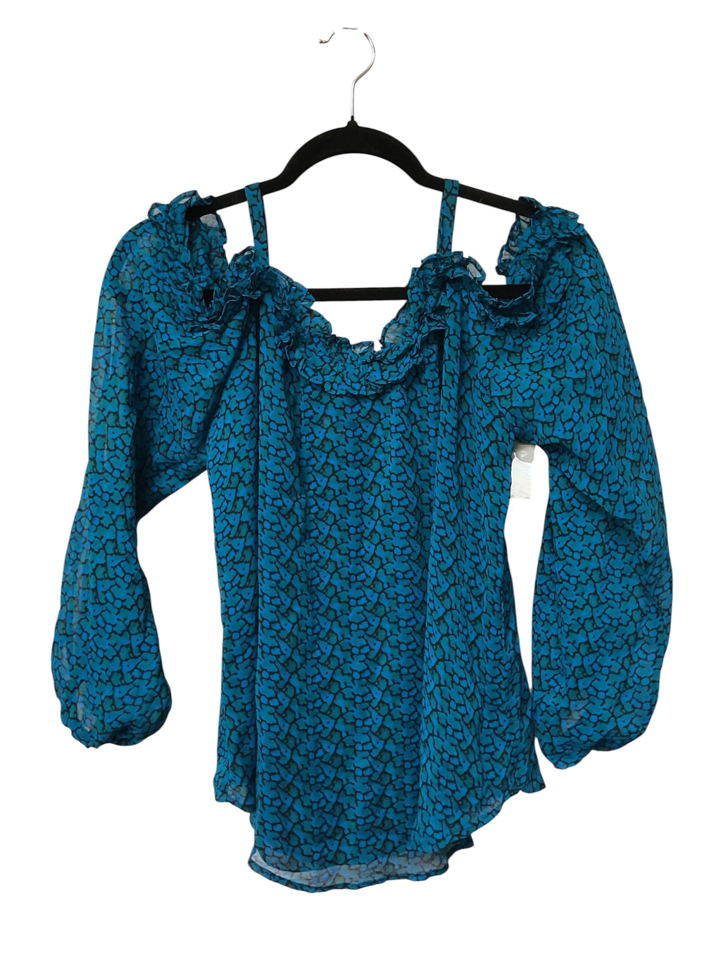 Top Ls By Cma In Blue & Green, Size:S