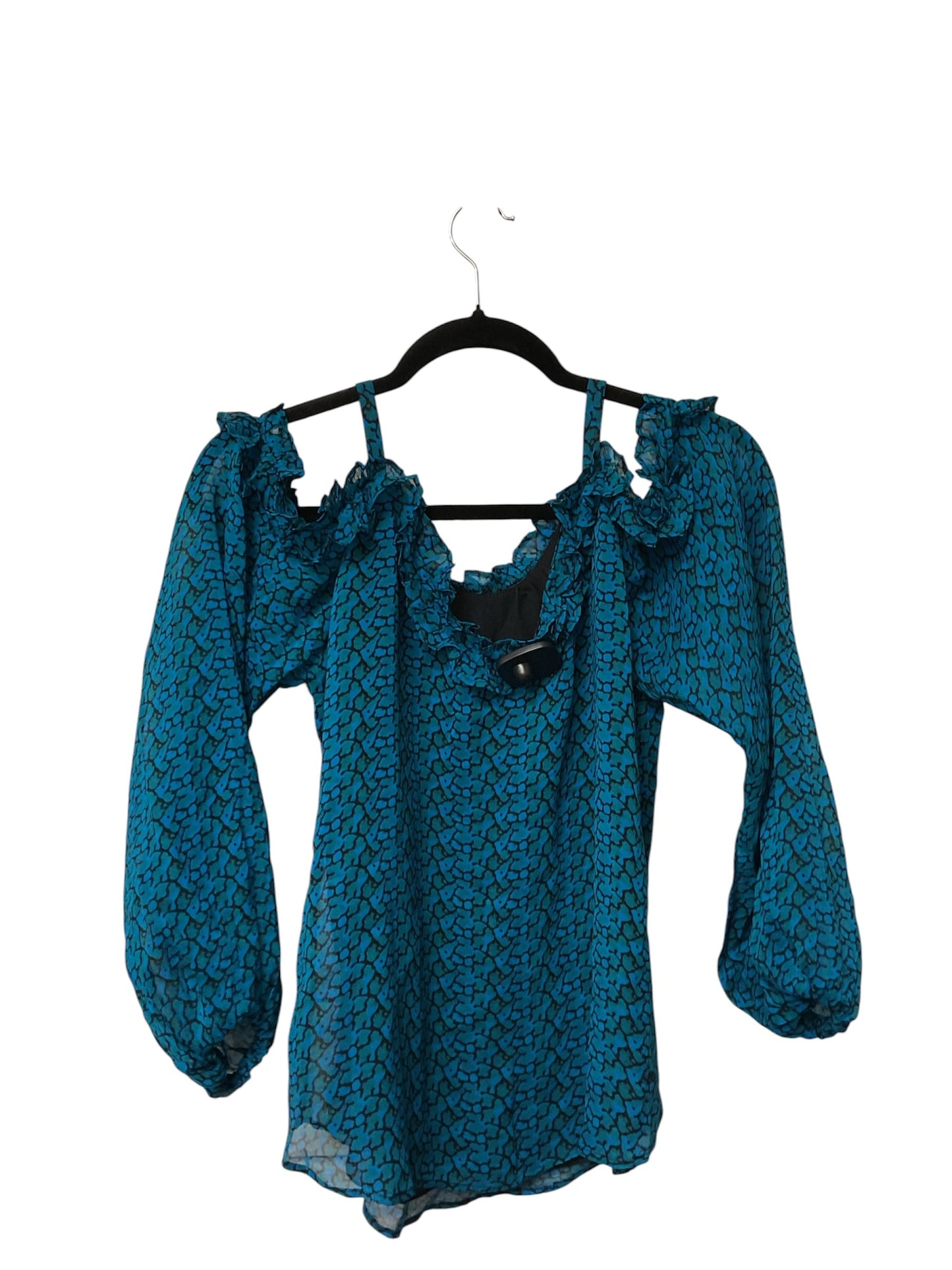 Top Ls By Cma In Blue & Green, Size:S