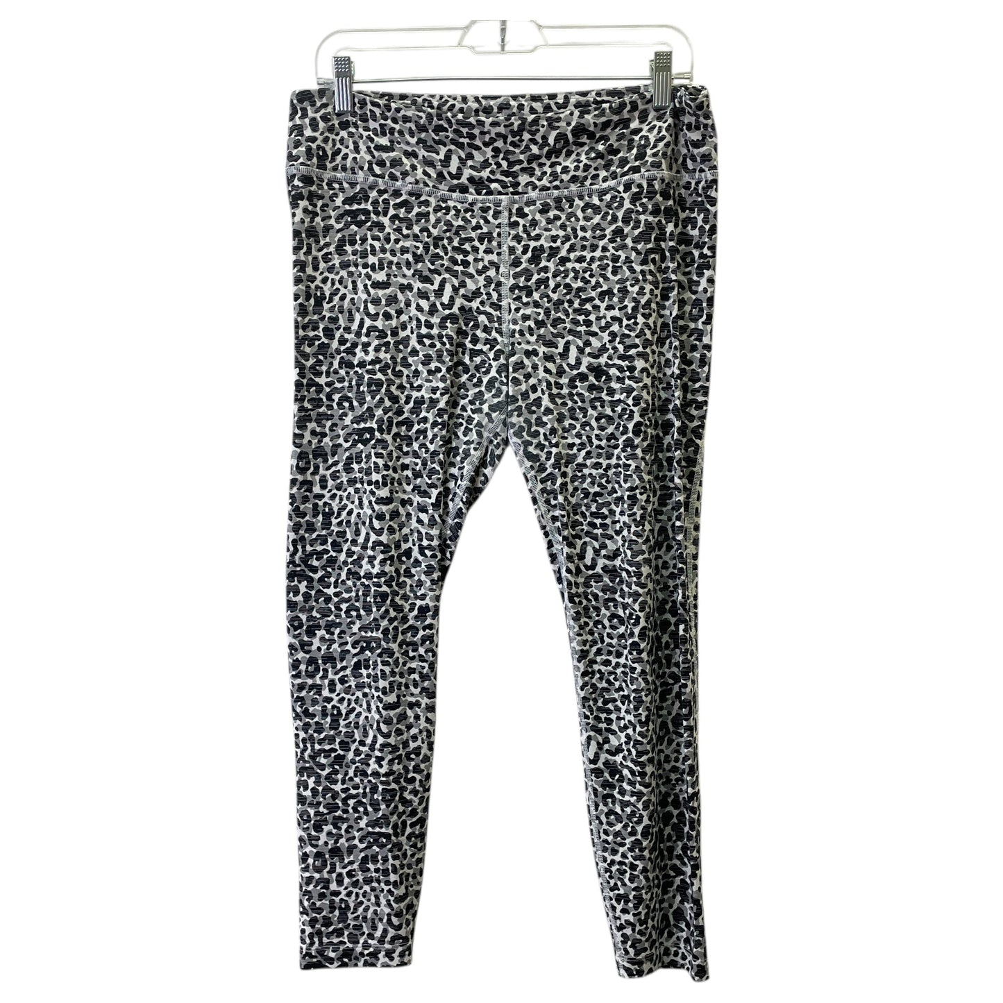 Athletic Leggings By Outdoor Voices In Black & White, Size:Xl