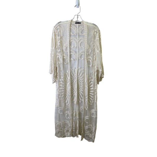 Cardigan By Shein In Cream, Size:L