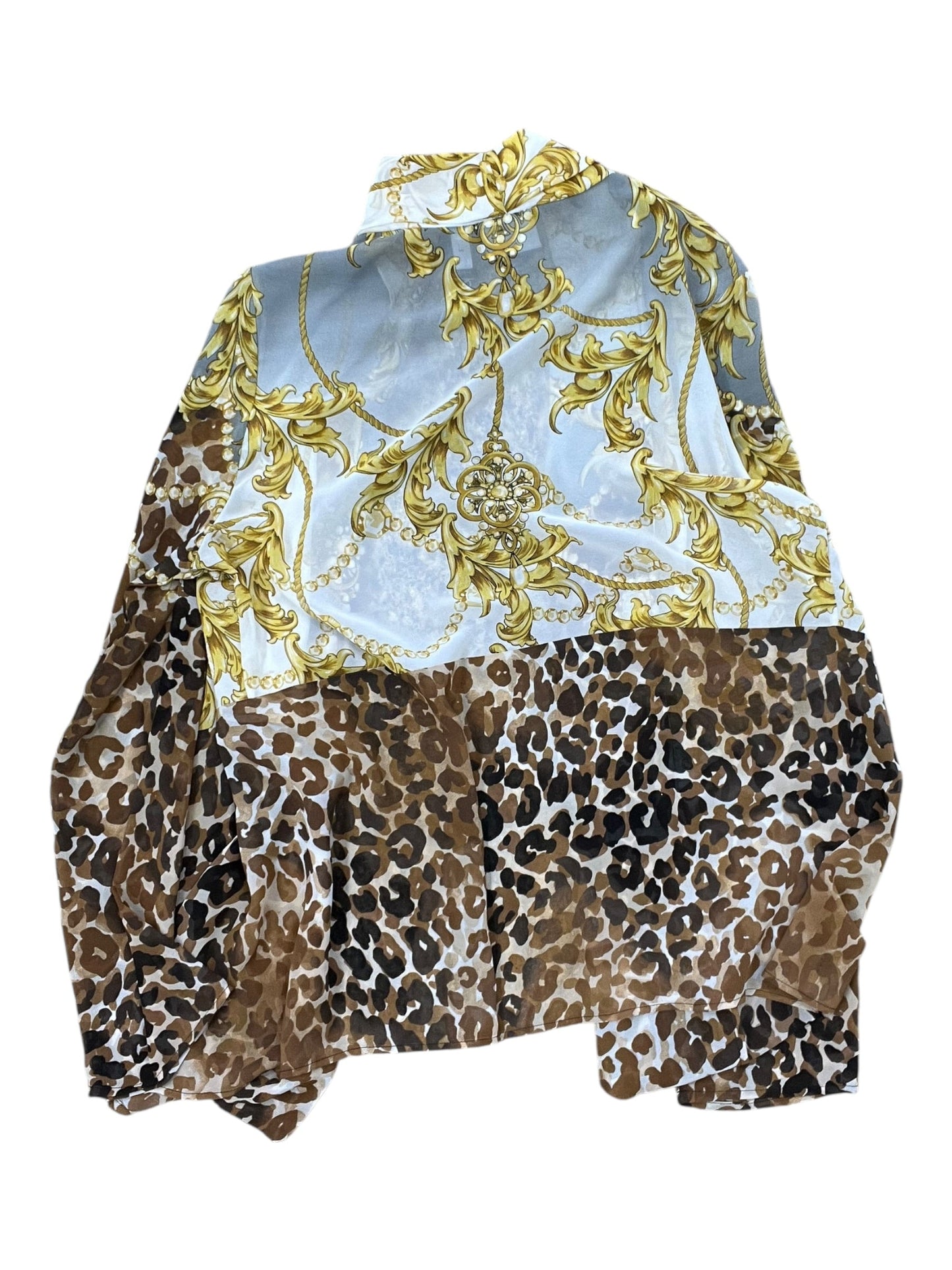 Cardigan By Chicos In Animal Print, Size:M