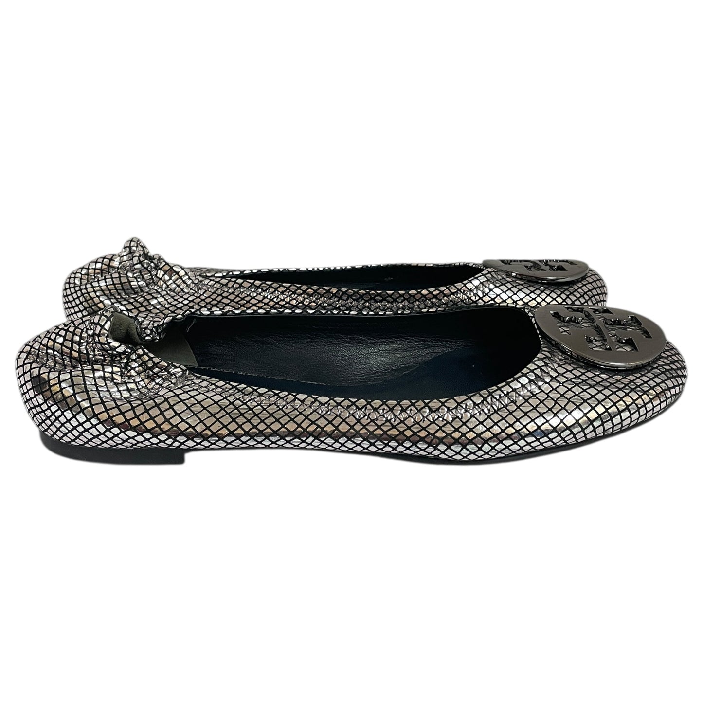 Shoes Designer By Tory Burch In Silver, Size:10