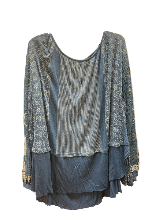 Top Ls By Free People In Blue, Size:Sp