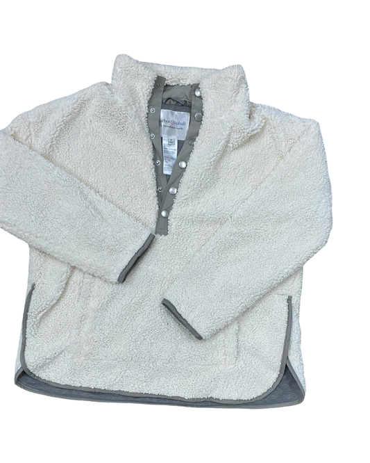 Sweatshirt Crewneck By Clothes Mentor In Cream, Size:M