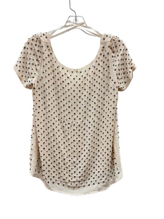Top Ss Designer By Milly In Cream, Size:S