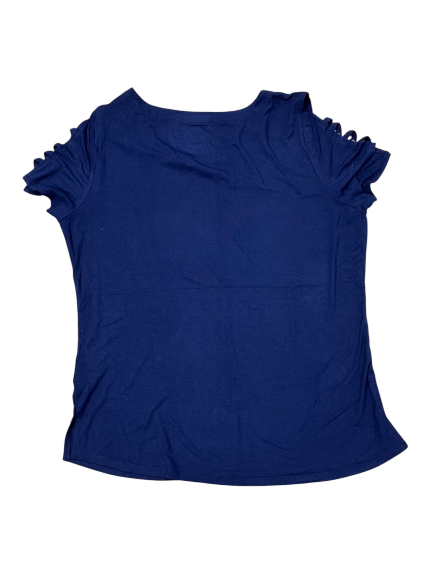 Top Ss By Clothes Mentor In Blue, Size:Xl