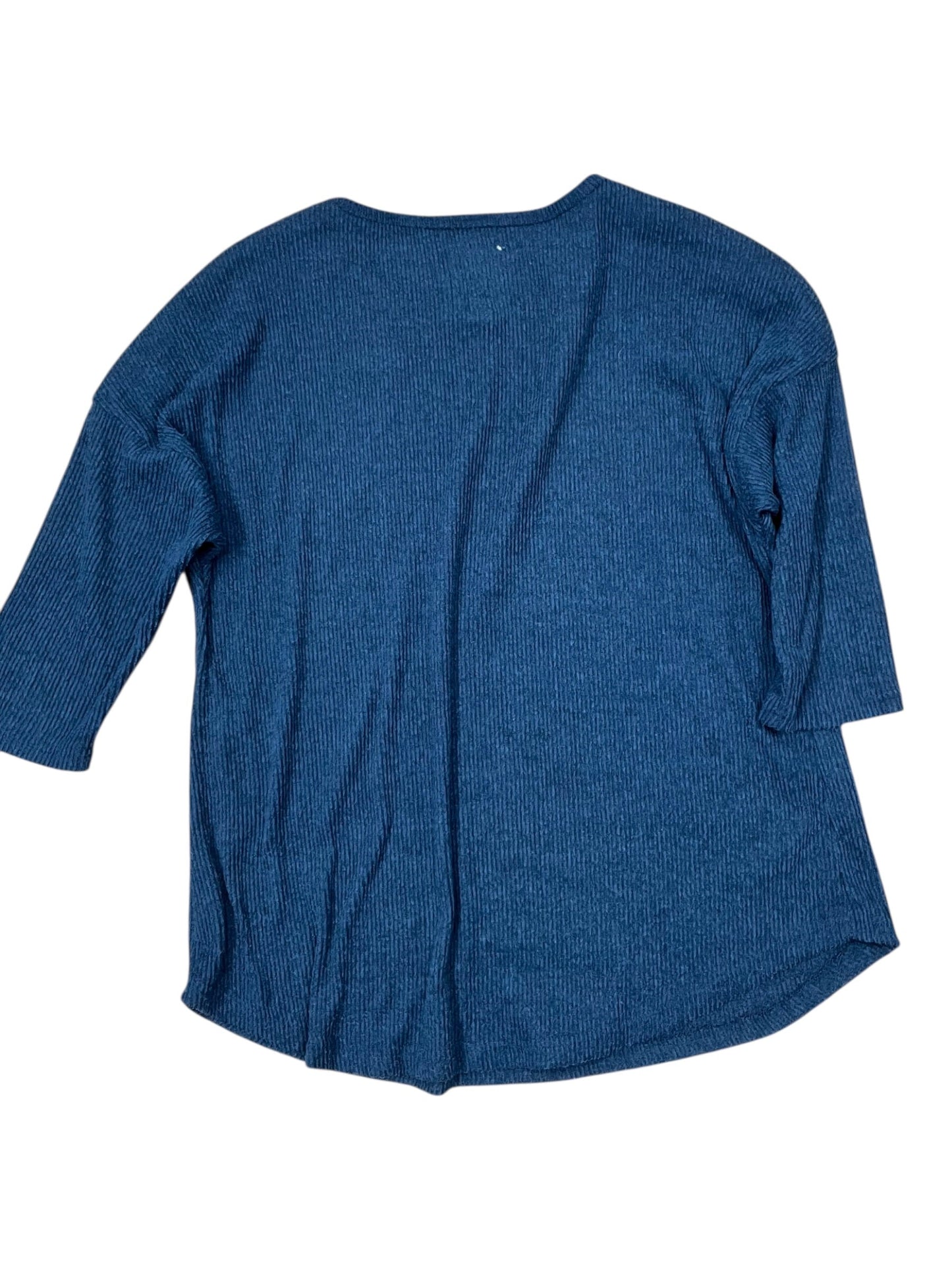 Sweater By New York Laundry In Blue, Size:1X