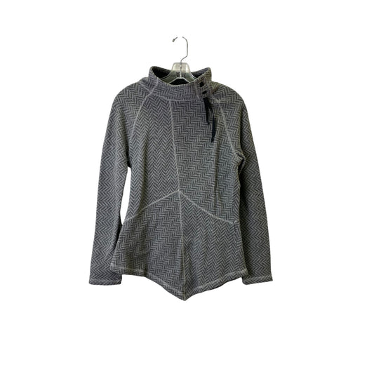 Athletic Sweatshirt Collar By Prana In Grey, Size:L