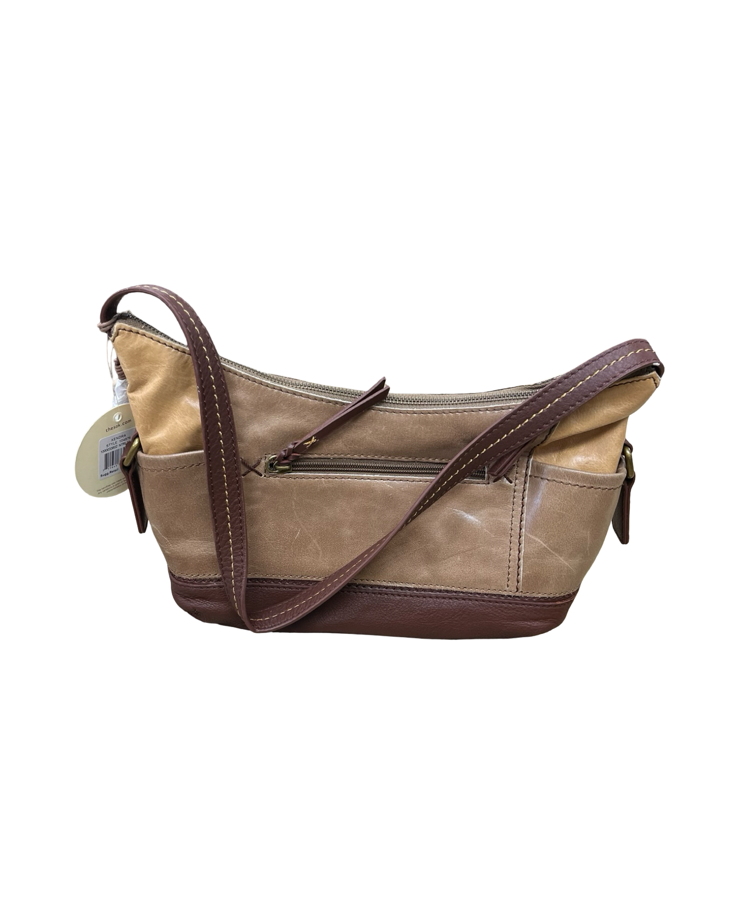 Handbag Leather By The Sak In Brown, Size:Medium