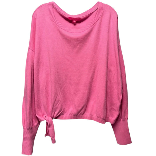 Nariah Sweater Designer By Lilly Pulitzer In Pink Shandy, Size: XXL