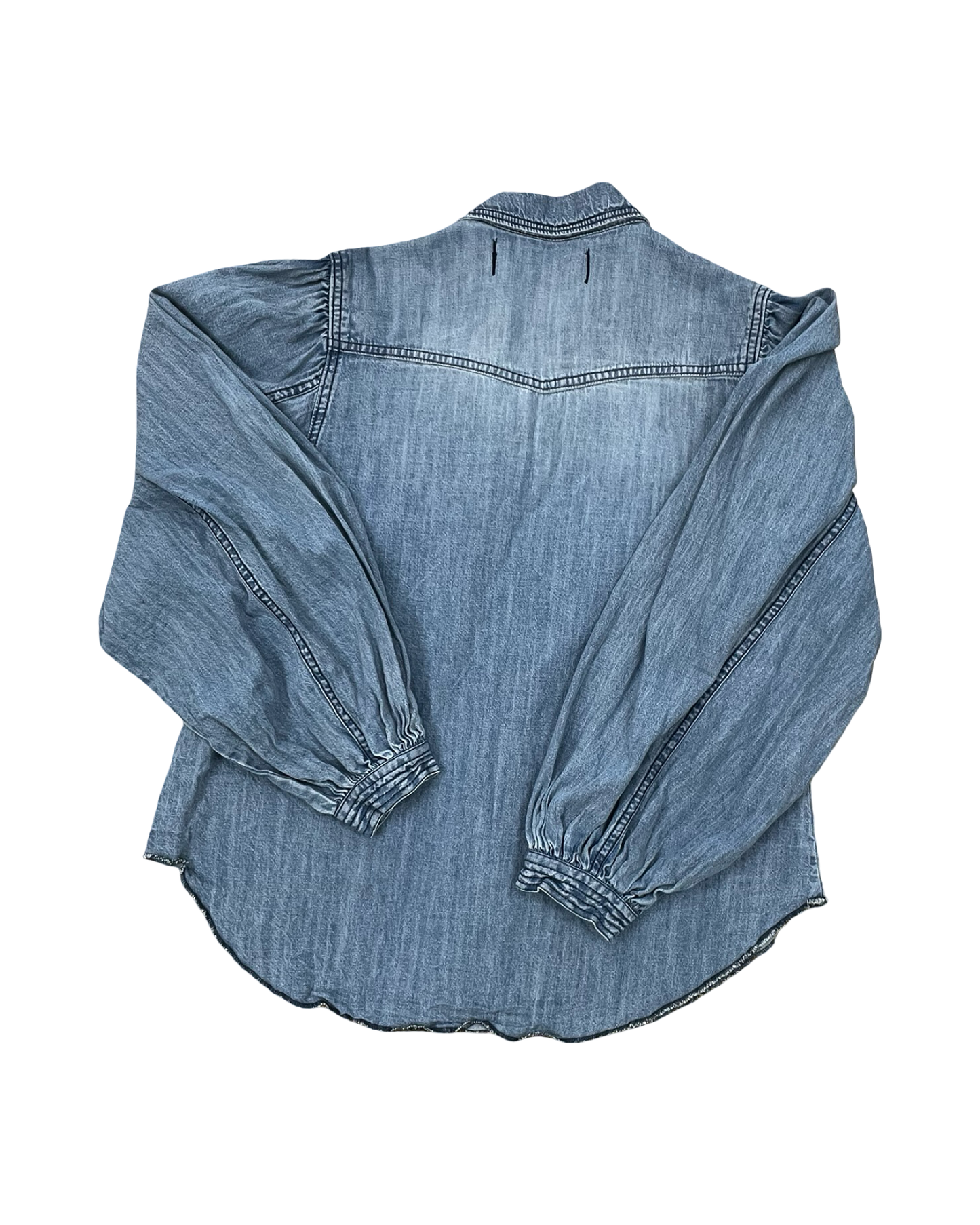 Blouse Ls By We The Free In Blue, Size:M