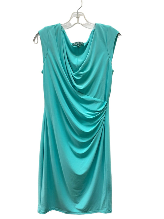 Dress Casual Midi By Lauren By Ralph Lauren In Green, Size:8