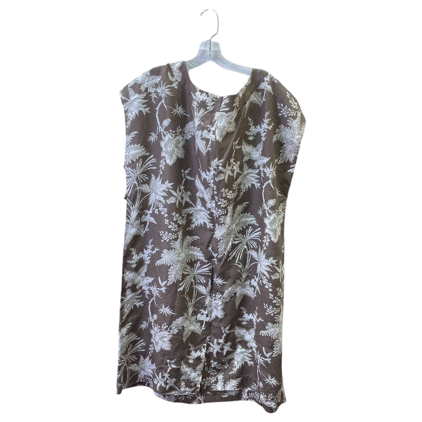 Dress Casual Midi By J. Jill In Taupe, Size:2X