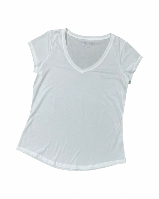 Athletic Top Ss By Xersion In White, Size:M