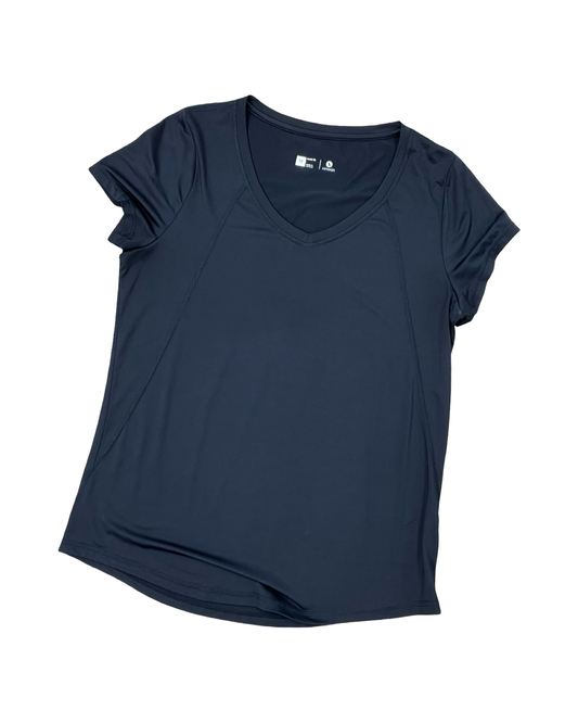 Athletic Top Ss By Xersion In Black, Size:M