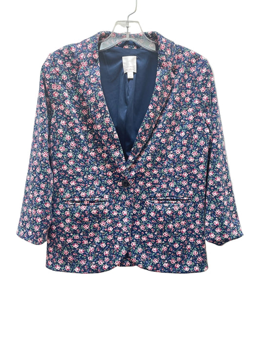 Blazer By Lc Lauren Conrad In Blue & Pink, Size:Xs