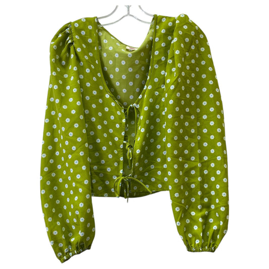 Top Ls By Levis In Green, Size:L