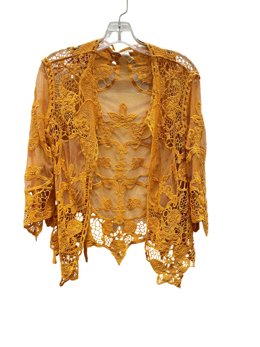 Cardigan By Indigo Thread In Yellow, Size:S