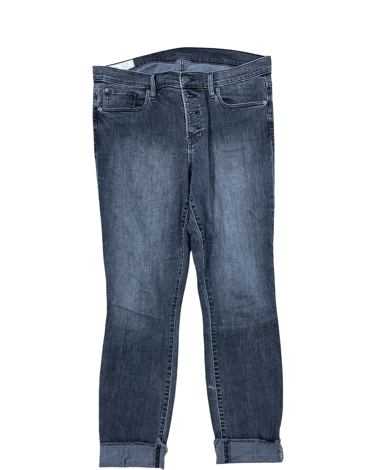Jeans Skinny By Gap In Black, Size:16